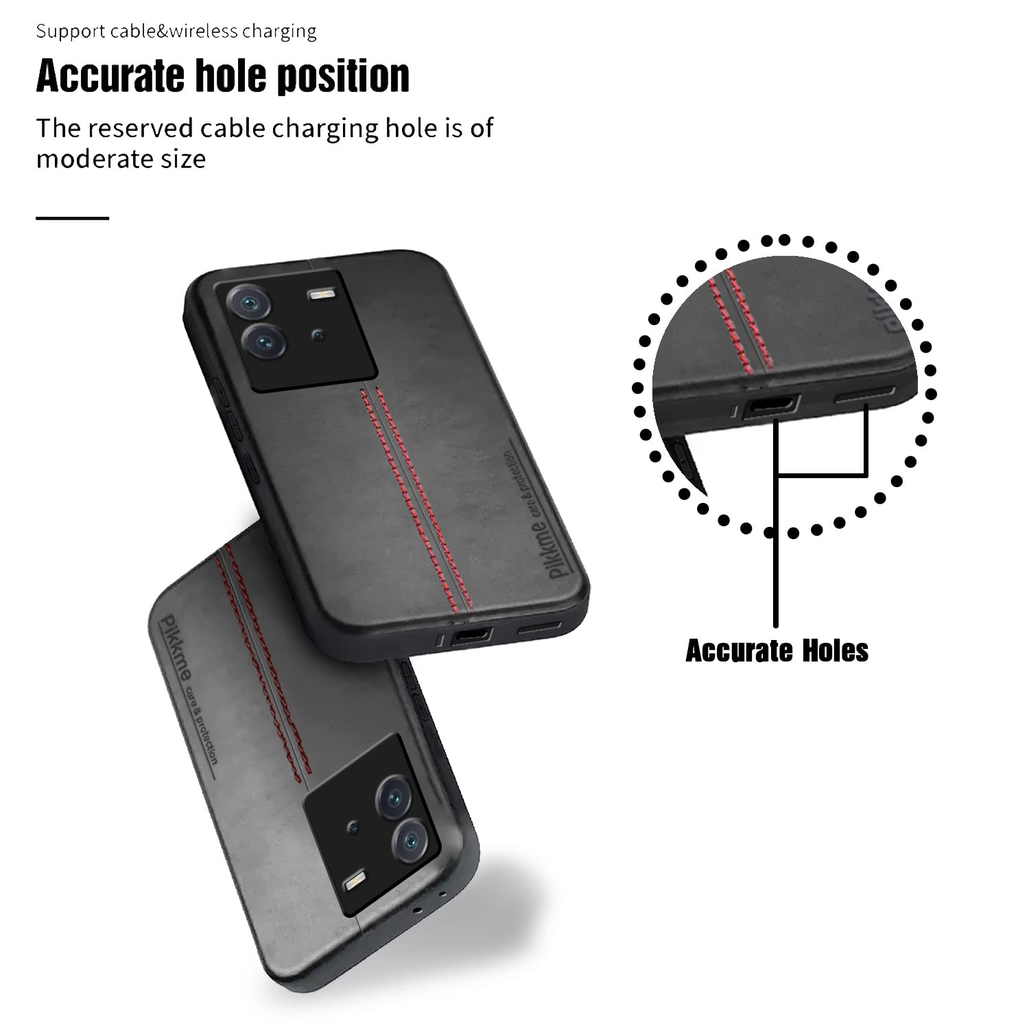 Pikkme iQOO Neo 6 5G Leather black mobile cover – photo 6