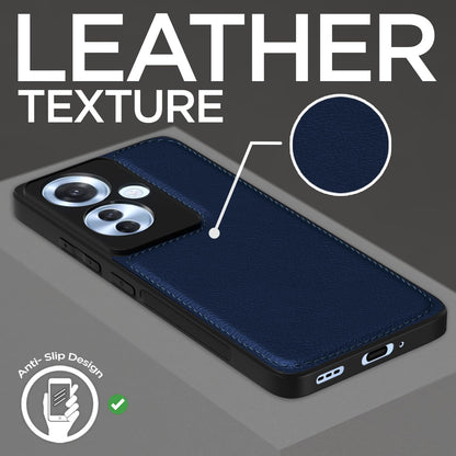 Pikkme Oppo F25 Pro 5G Leatherback Back Case | Blue