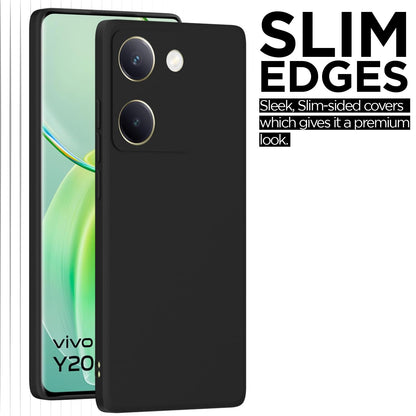 Vivo Y200 Pro 5G mobile back cover in black by Pikkme – photo 7