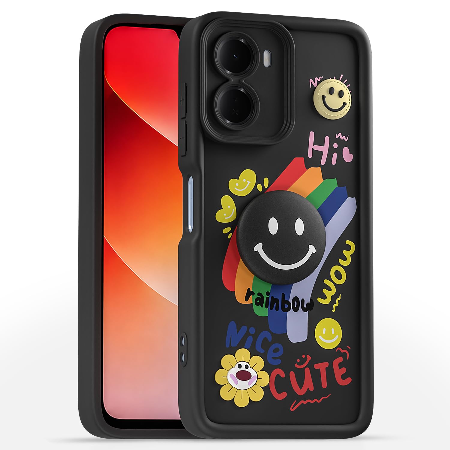 Pikkme Redmi 15A 5G black phone cover