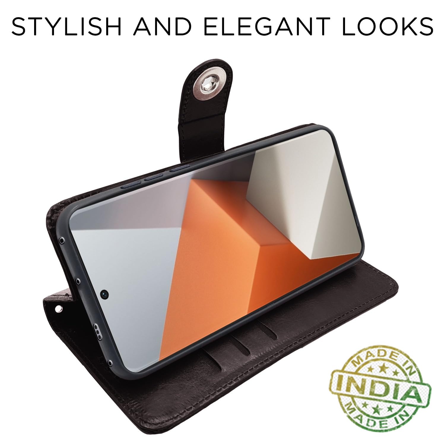 Pikkme coffee Button mobile flip cover for Redmi Note 13 Pro Plus 5G – photo 5