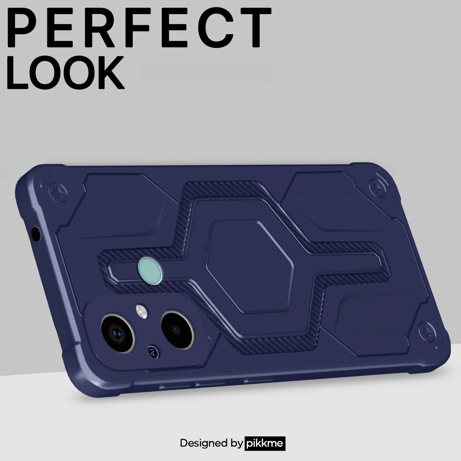 Pikkme Redmi 12C/Poco C55 blue phone cover – photo 4