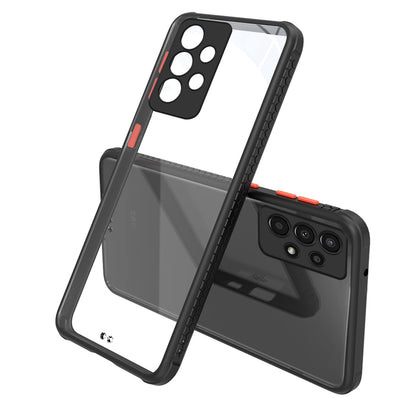 Samsung A33 5G Clear phone cover in black by Pikkme