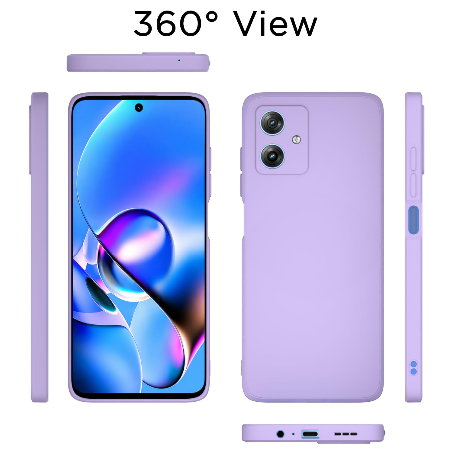Purple Matte phone cover for Moto G54/G64 5G – Pikkme – photo 4
