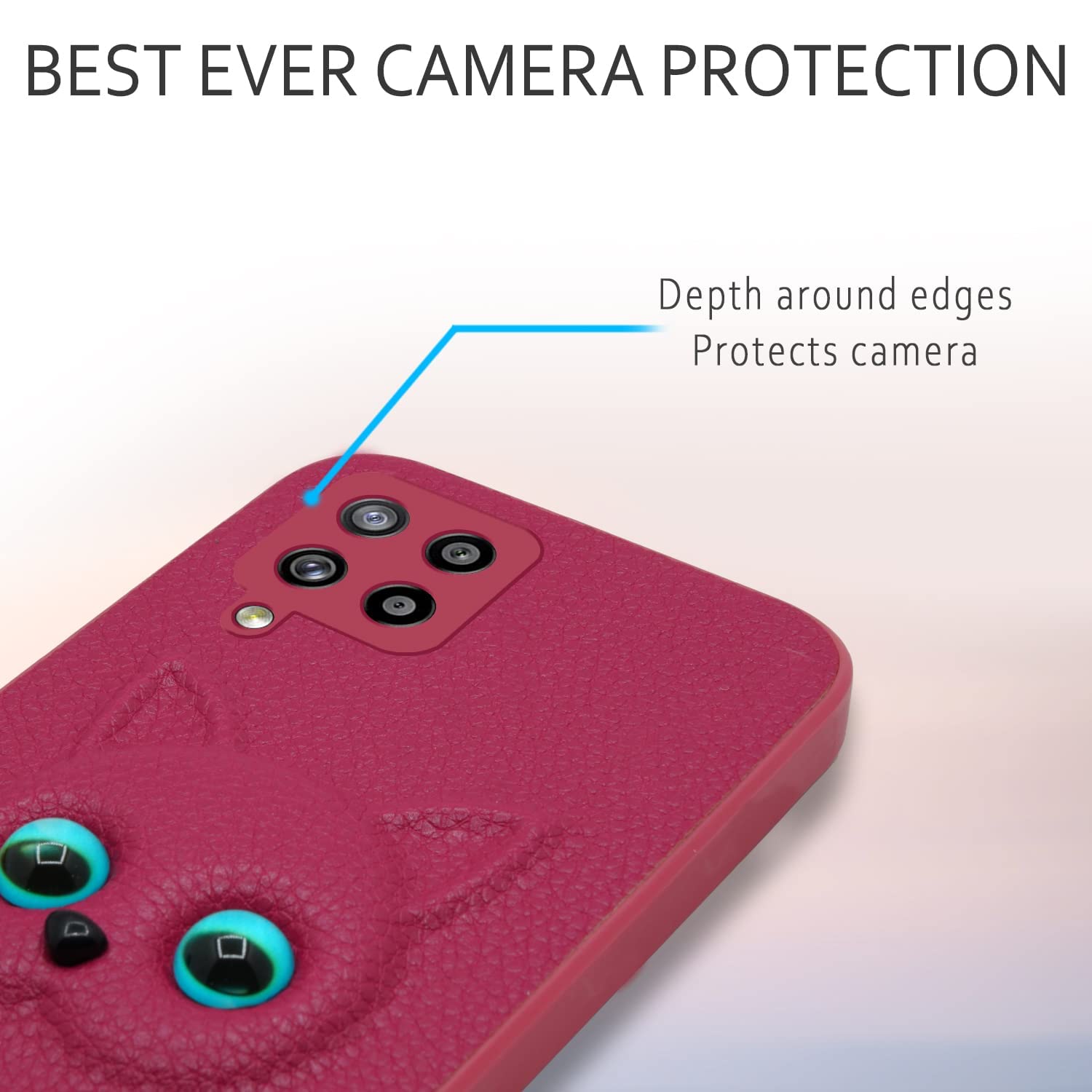 Samsung M42 5G mobile cover in pink by Pikkme – photo 4