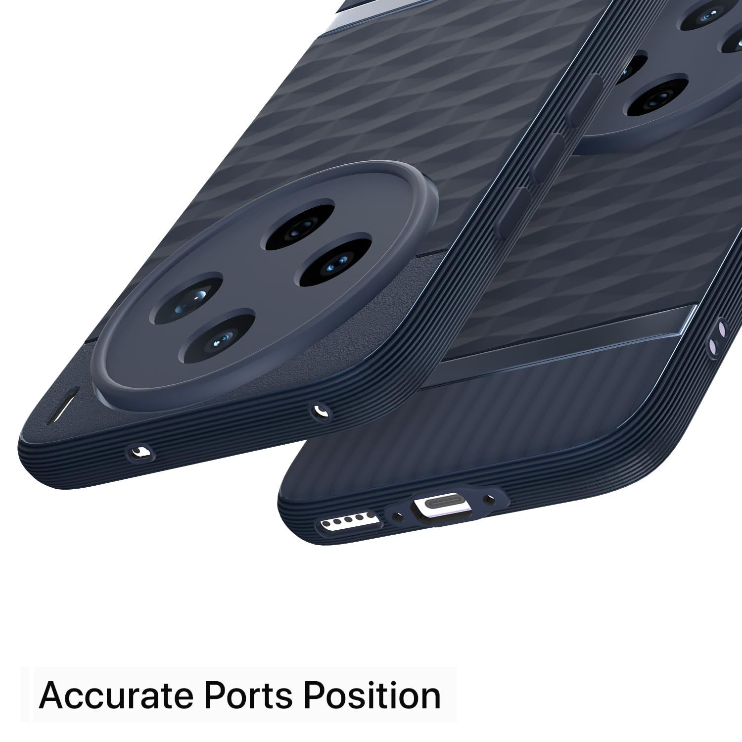 Vivo X200T 5G Silicone mobile cover in blue by Pikkme – photo 4