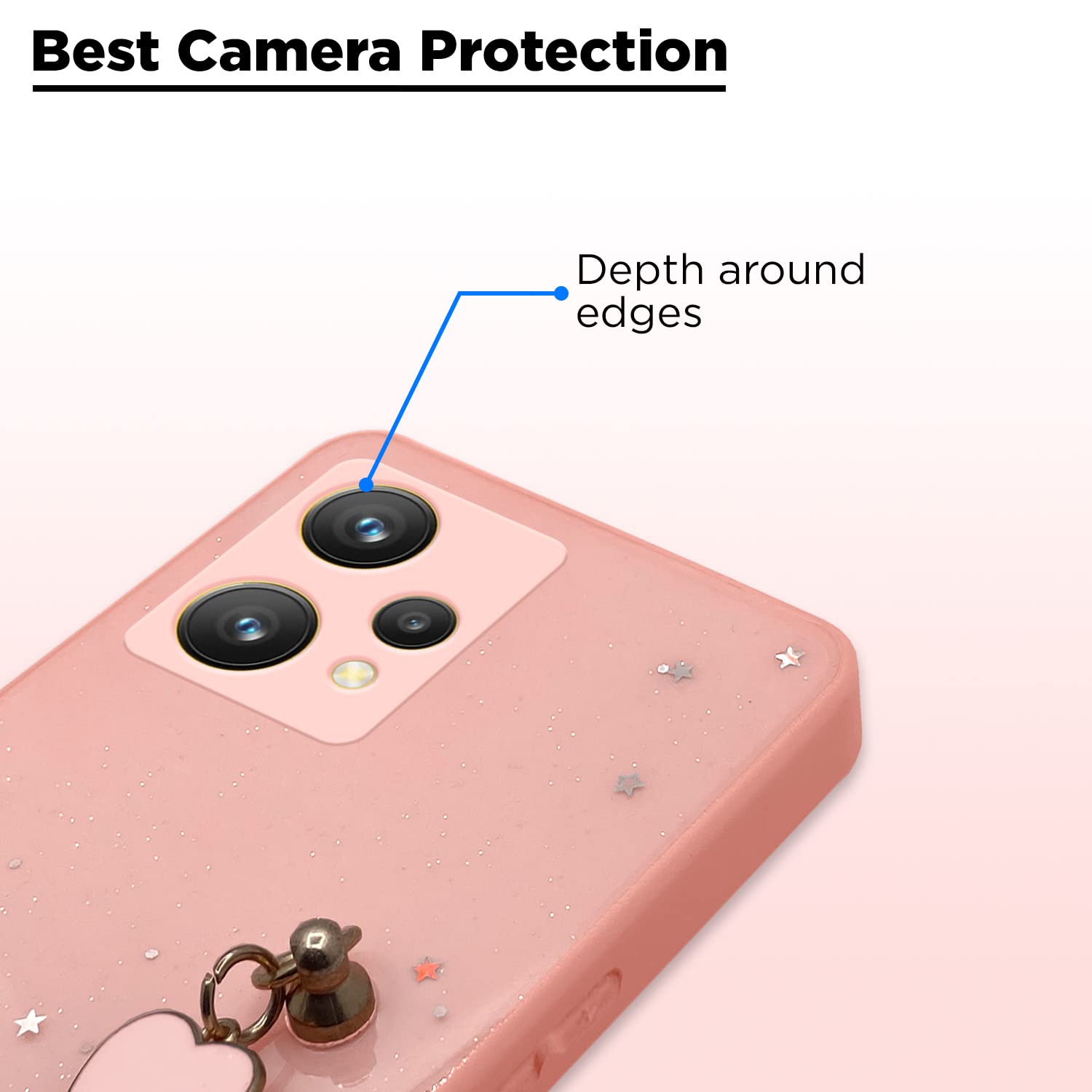 Pink mobile back cover for Realme Narzo 50 Pro 5G – Pikkme – photo 2