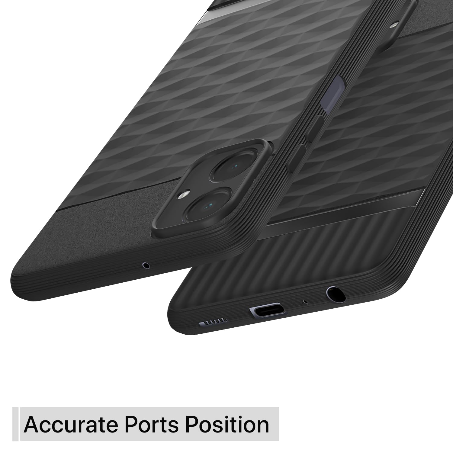 Pikkme Samsung Galaxy M05 / A05 / F05  Gencase Back Cover (Black)