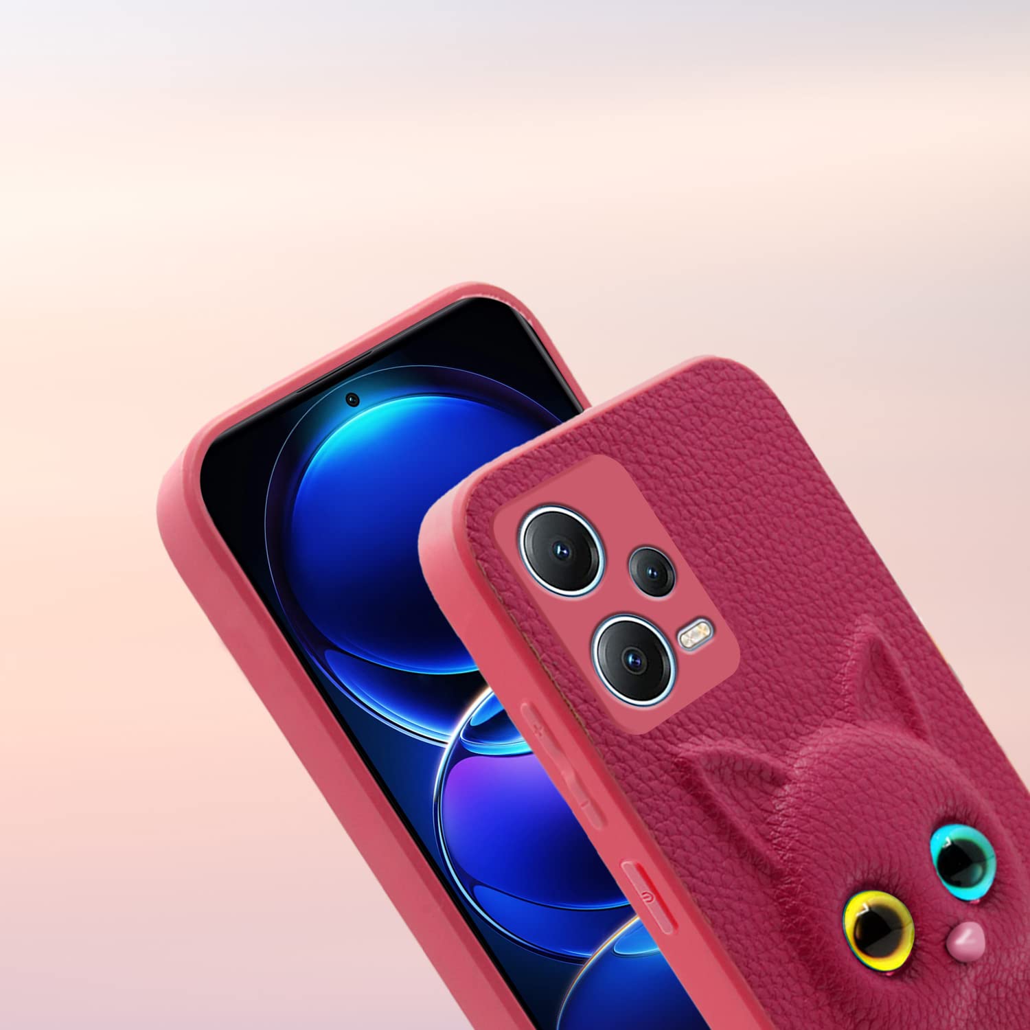Pikkme Redmi Note 12 Pro 5G pink mobile back cover – photo 6