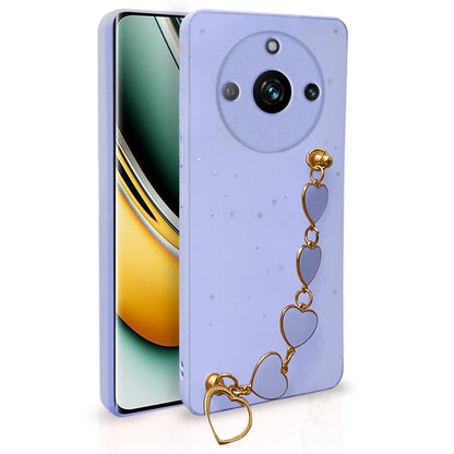 Pikkme Realme 11 Pro/11 Pro Plus 5G/Narzo 60 Pro 5G Chain purple mobile back cover