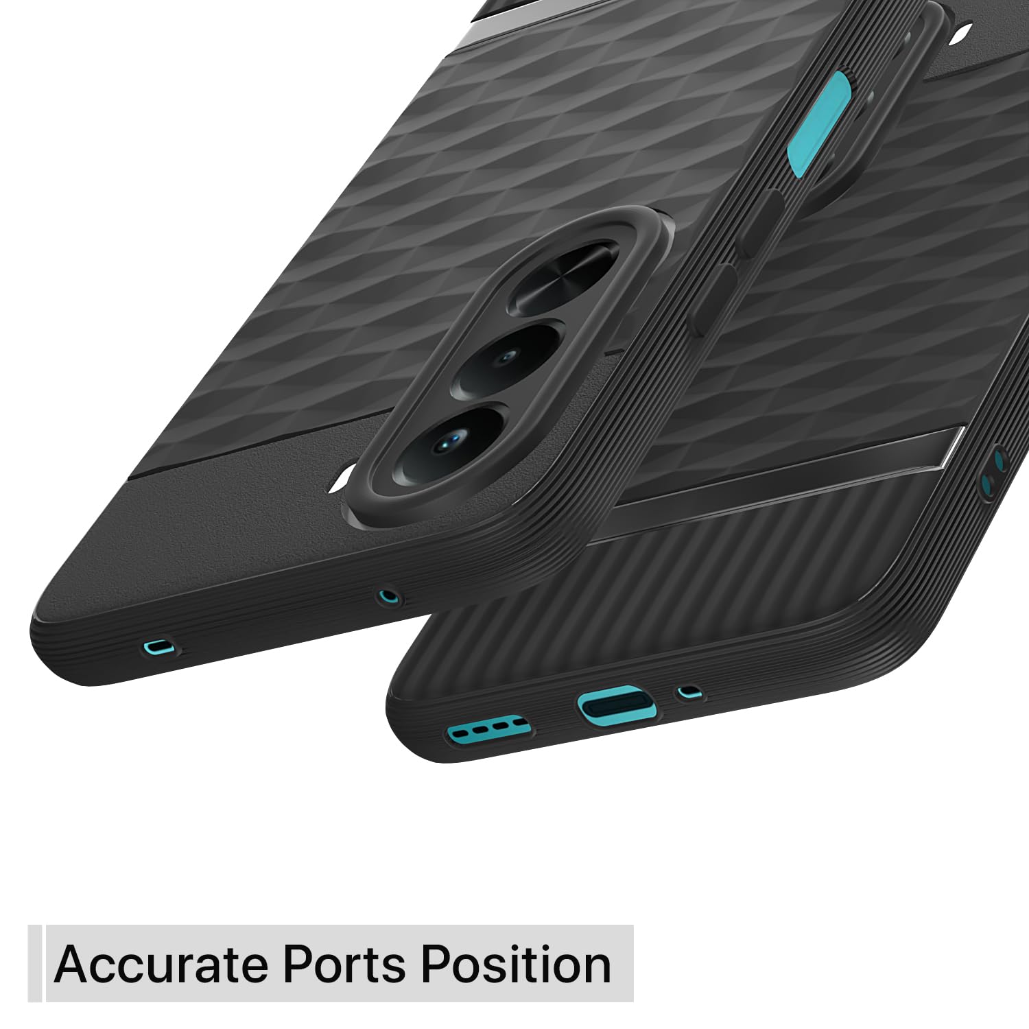 Black Silicone mobile back cover for Realme P4x 5G – Pikkme – photo 4