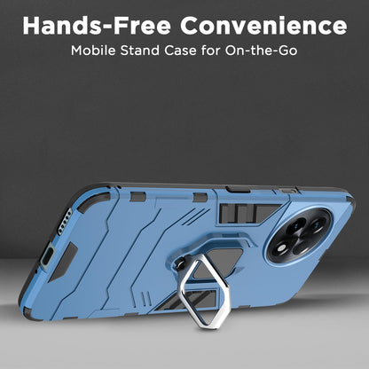 Pikkme OnePlus 11R 5G D5 Tough Armor Back Cover | Blue