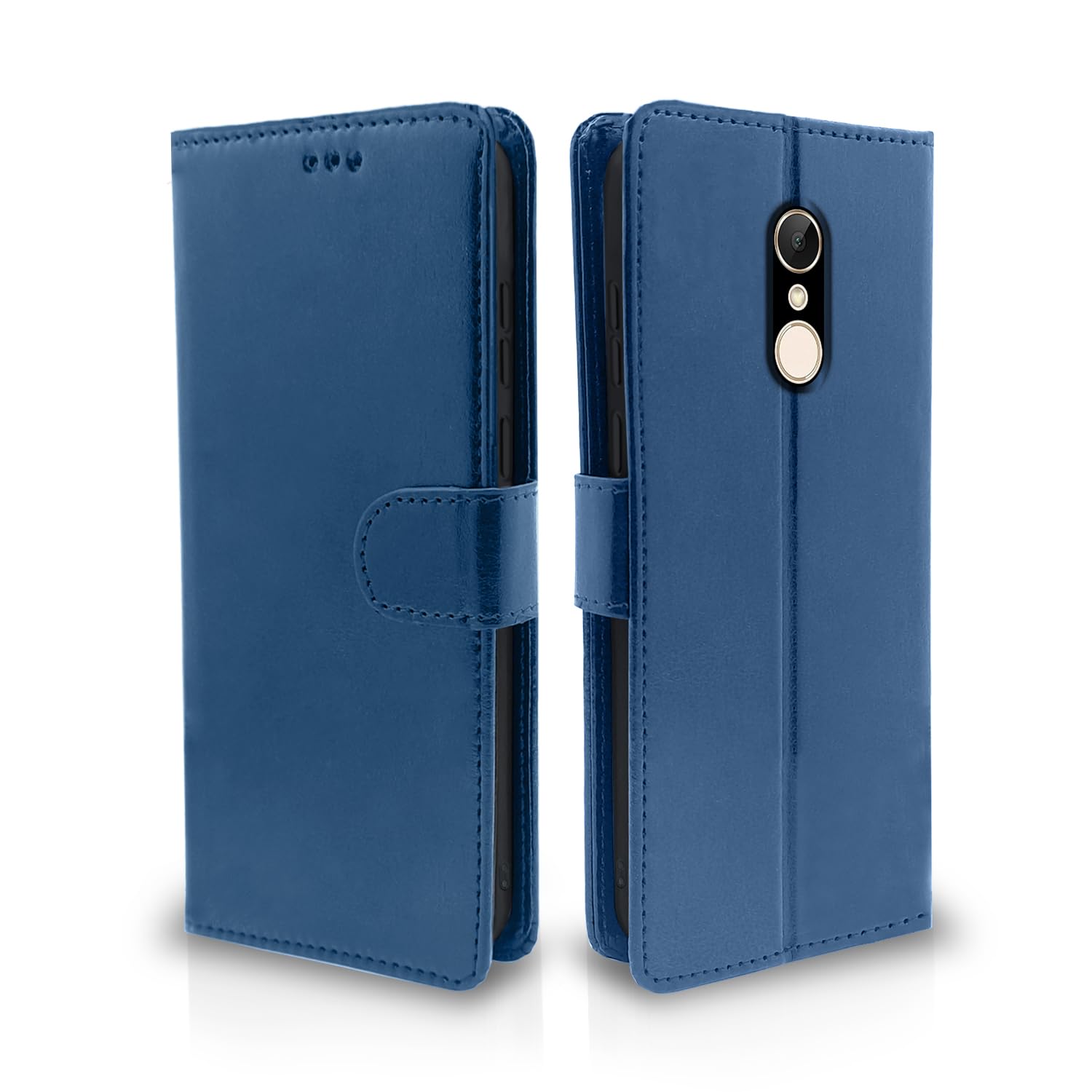 Blue wallet flip cover for Redmi 5 – Pikkme