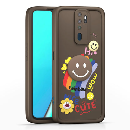 Pikkme Oppo A5 2020/A9 2020 brown back cover
