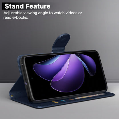 Pikkme Oppo Reno 13F 5G blue wallet flip cover – photo 3