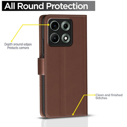 Tan Wallet mobile flip cover for Moto Edge 70 Max 5G – Pikkme – photo 4