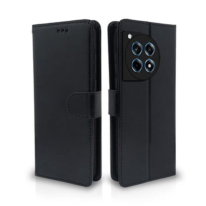 Pikkme black Wallet flip case for OnePlus 12R 5G