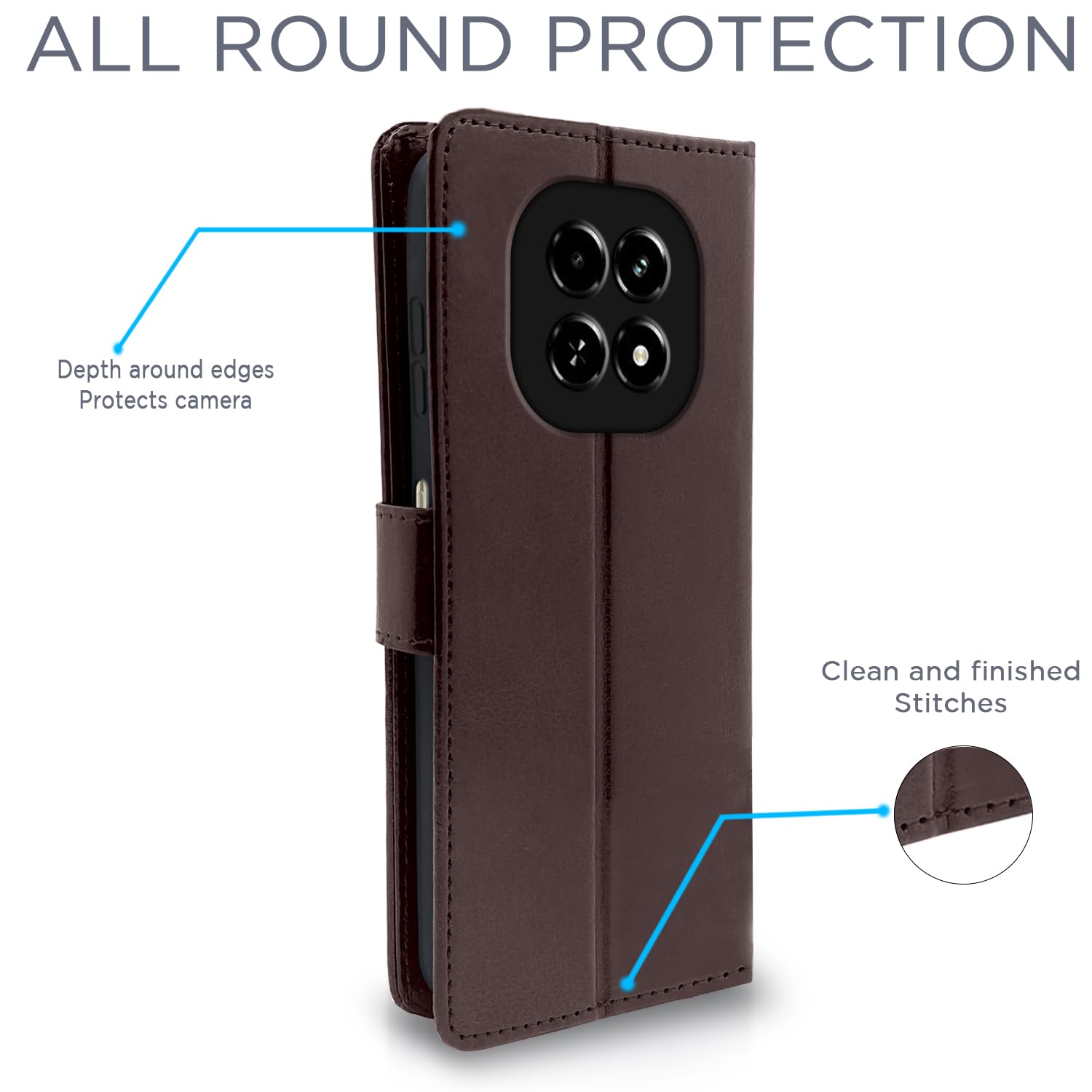 Pikkme coffee flip case for Realme C63 5G – photo 4