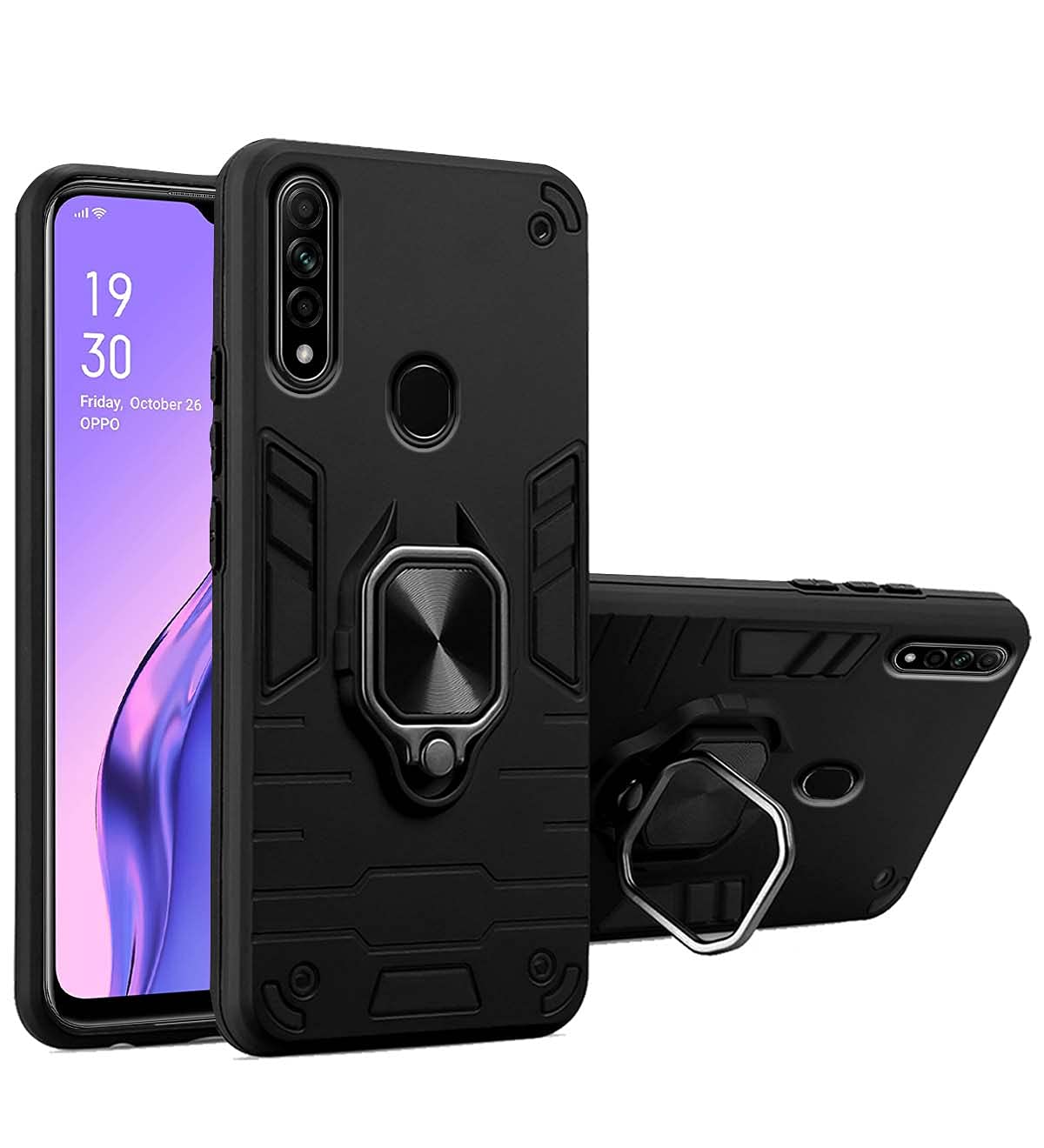 Black mobile cover for Oppo A31 – Pikkme