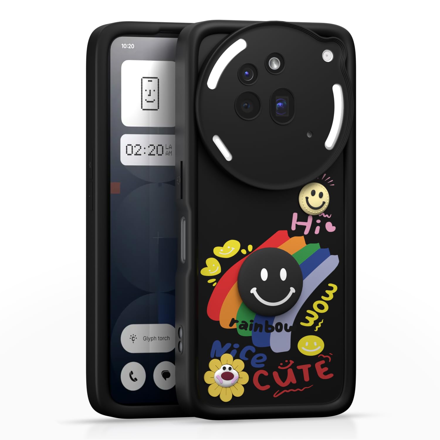 Black Soft Silicone back cover for Nothing Phone 3a Pro 5G – Pikkme