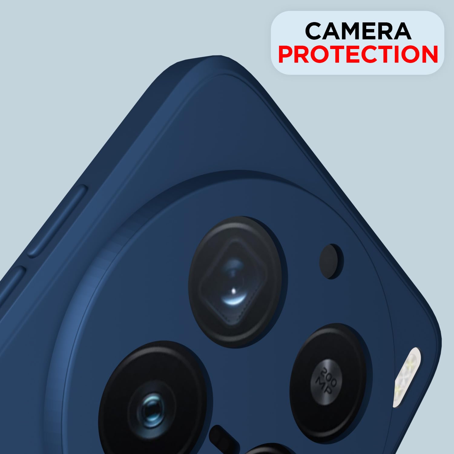 Vivo X200 Pro 5G mobile back cover in blue by Pikkme – photo 5