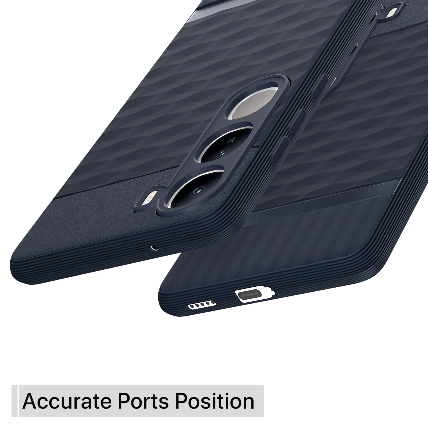Pikkme Vivo Y300 5G  Gencase Back Cover (Blue)