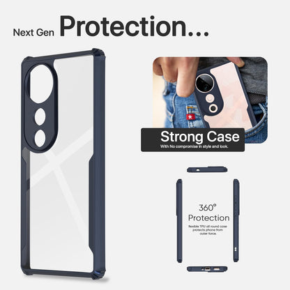 Vivo S19 5G Clear mobile cover in blue by Pikkme – photo 6