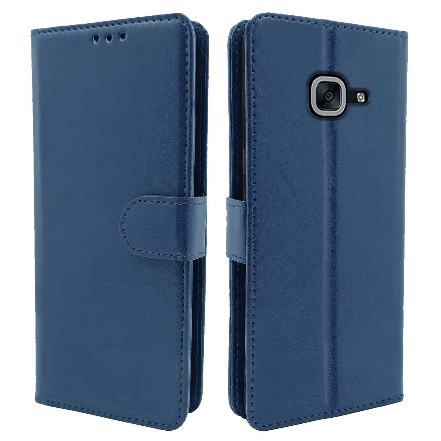 Pikkme Samsung Galaxy J7 max blue Vintage Flip Cover