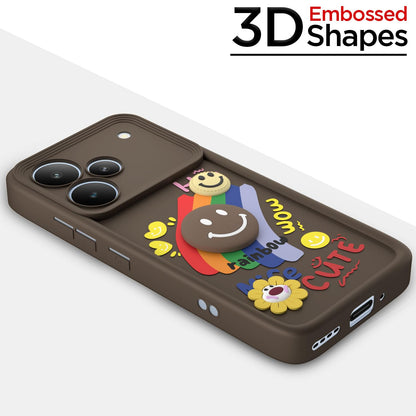 Pikkme brown Soft Silicone mobile back cover for Realme P4 5G – photo 3