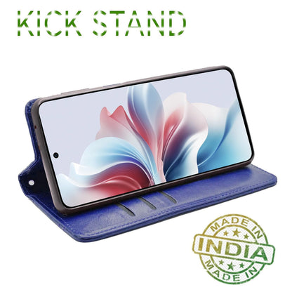 OPPO F25 Pro 5G Magnetic flip cover in blue by Pikkme – photo 4