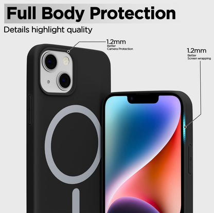 Pikkme black Soft Silicone back cover for iPhone 14 Plus – photo 2