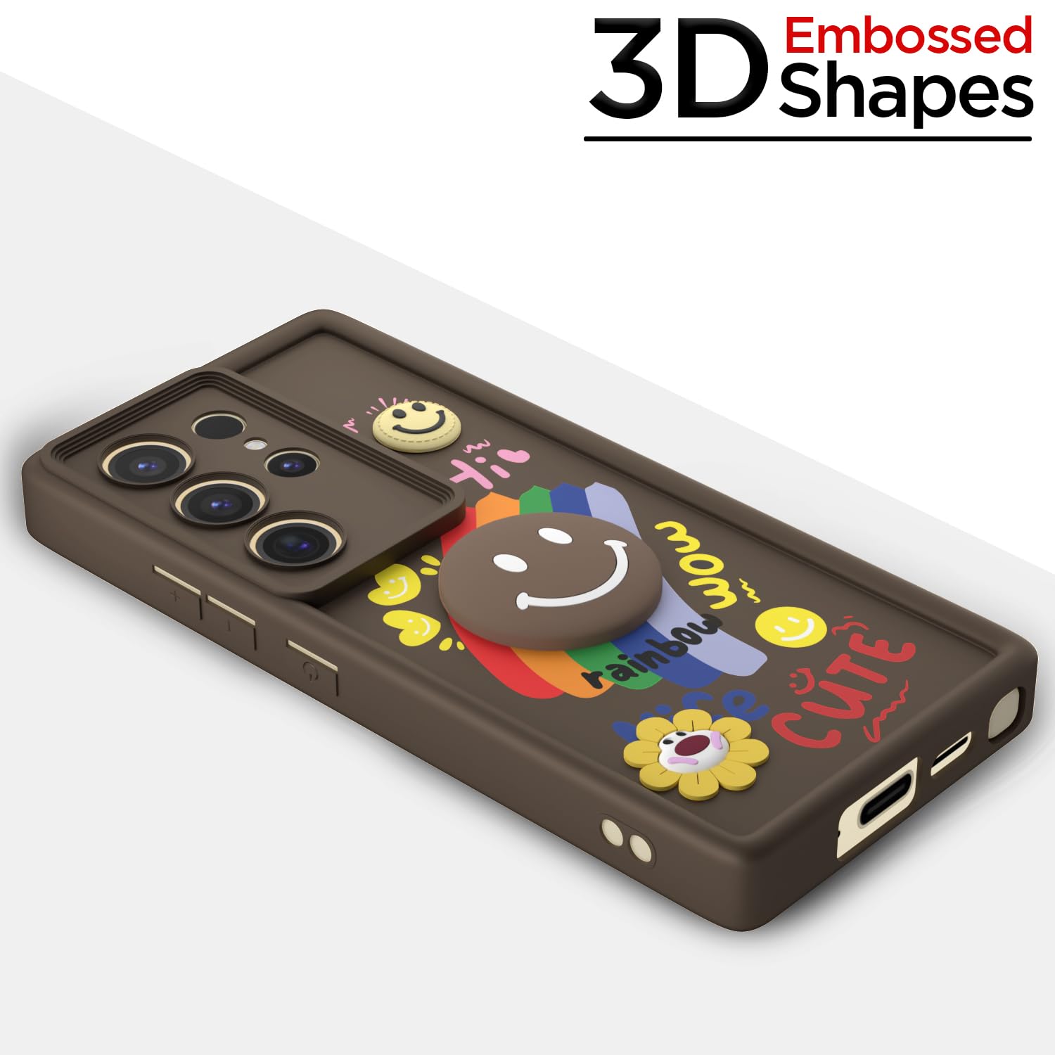 Pikkme brown Soft Silicone phone cover for Samsung S24 Ultra 5G – photo 3