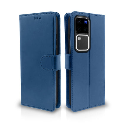 Vivo V30 Pro 5G Wallet mobile flip cover in blue by Pikkme