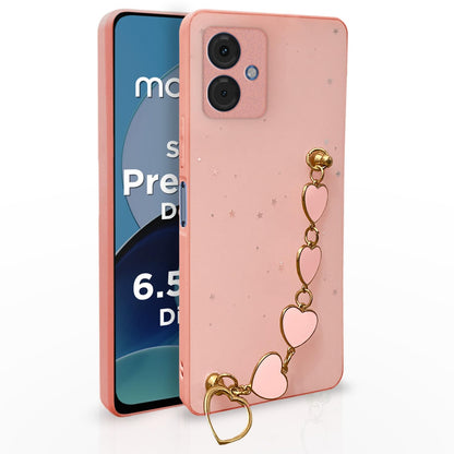 Moto G14 phone cover in pink by Pikkme