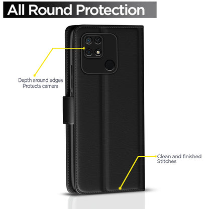 Pikkme Redmi 10/10 Power black flip cover – photo 4