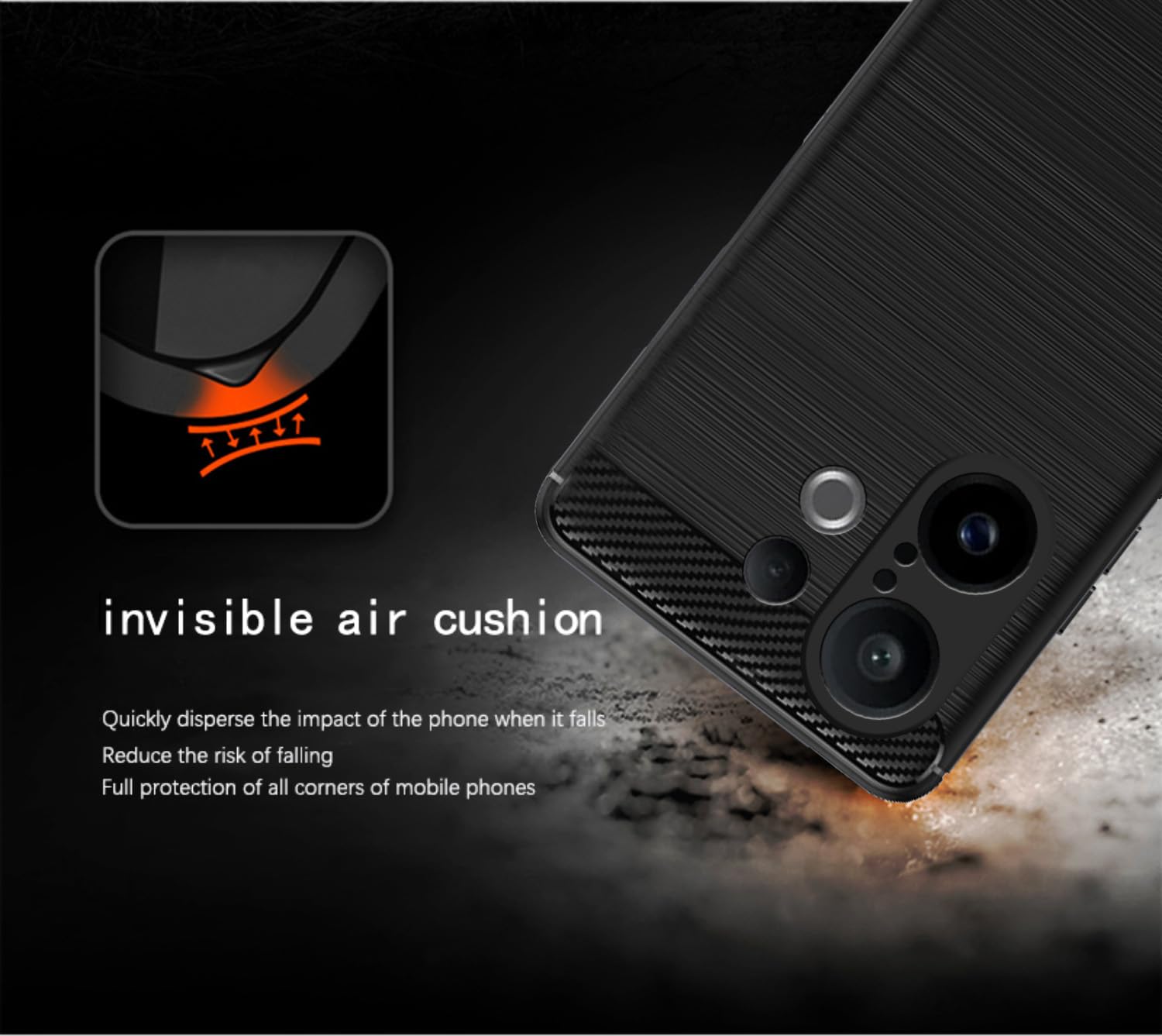 Pikkme Vivo X200 FE 5G Hybrid black mobile back cover – photo 4