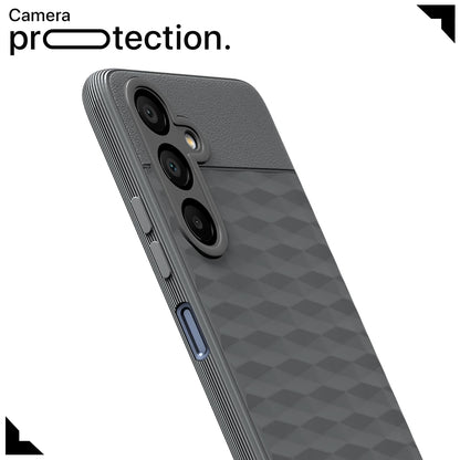 Pikkme Samsung Galaxy F15 5G / Samsung Galaxy M15 5G Gencase Back cover (Grey)