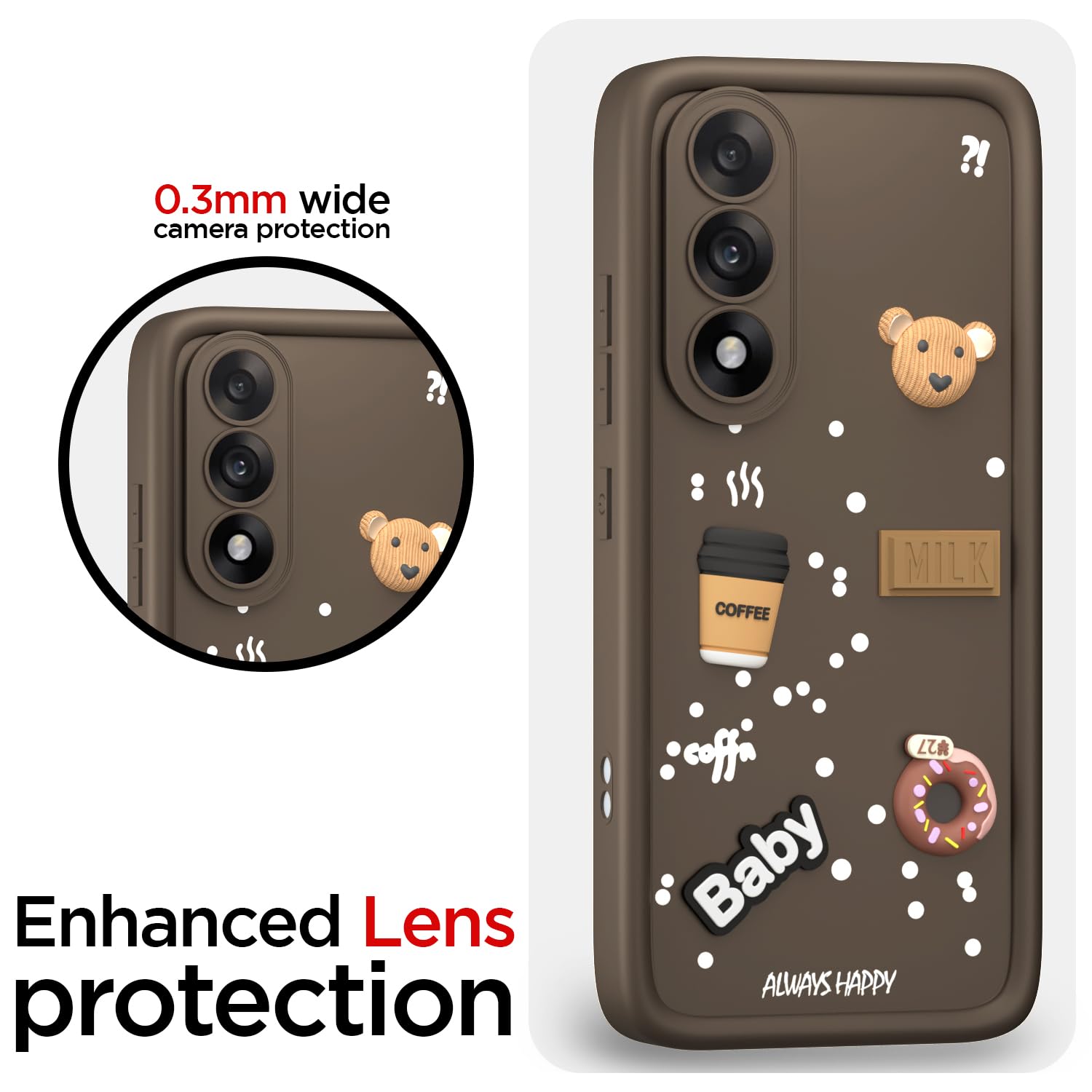 Pikkme brown phone cover for OnePlus Nord 5 5G/3D – photo 5