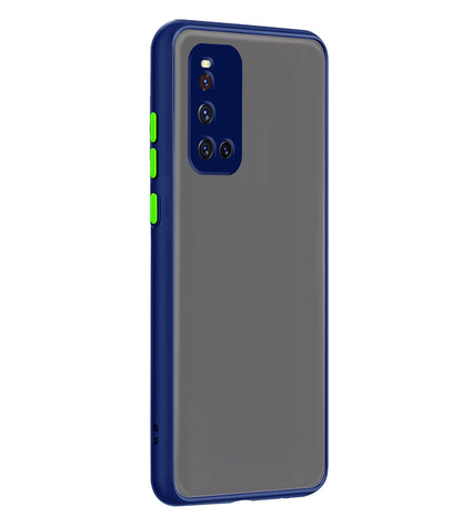 Vivo V19 Hybrid phone cover in blue by Pikkme – photo 6