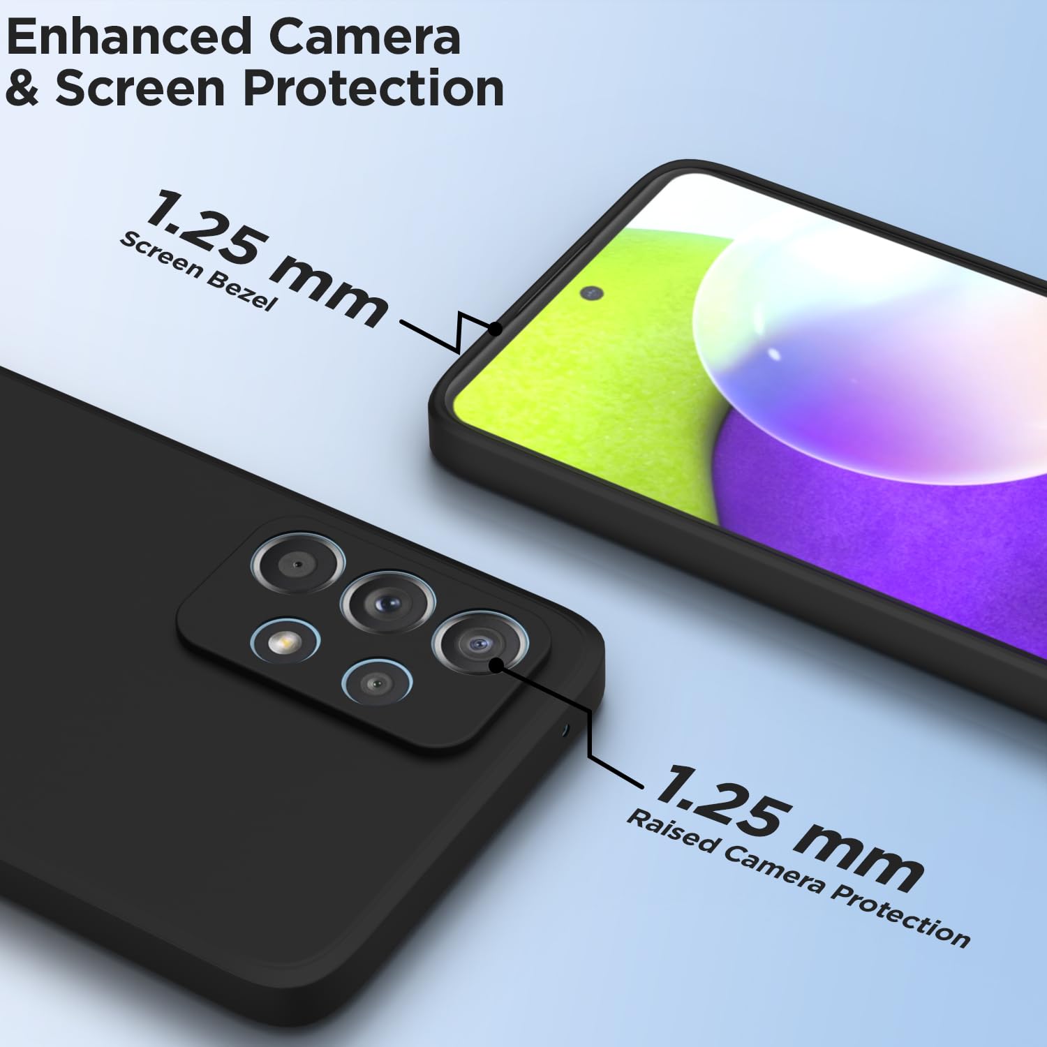 Pikkme Samsung A52/A52s 5G black back cover – photo 2