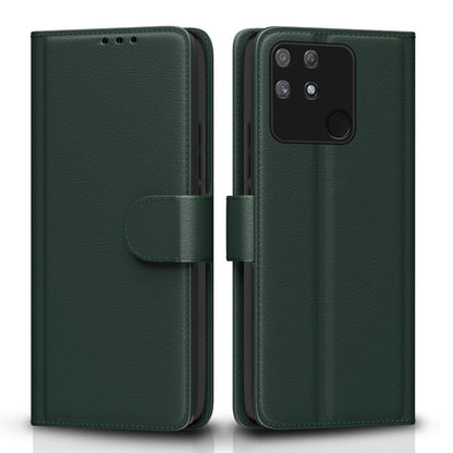 Realme Narzo 50A Wallet flip cover in green by Pikkme