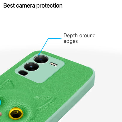 Vivo V25 Pro 5G Cat back cover in green by Pikkme – photo 6