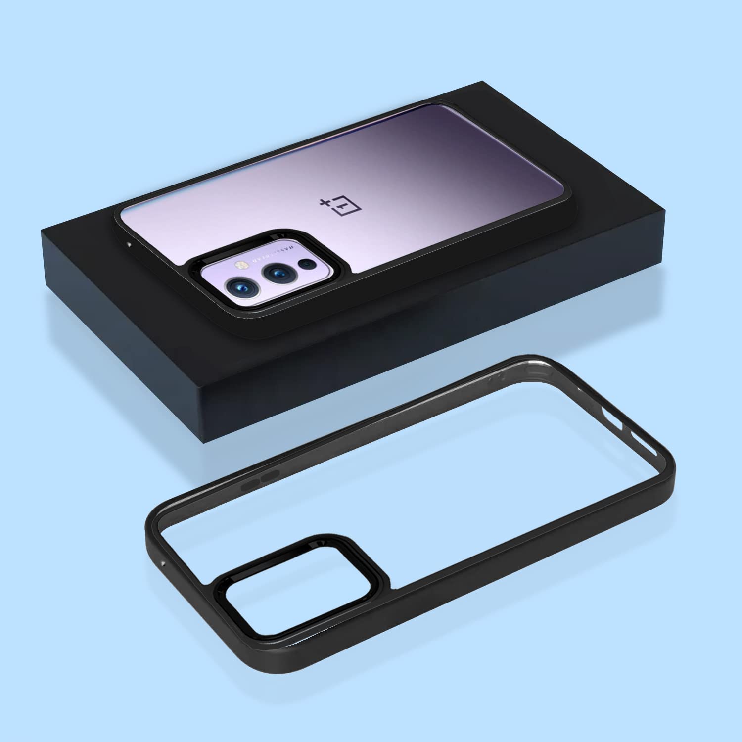 Pikkme OnePlus 9R Chrome black mobile back cover – photo 7