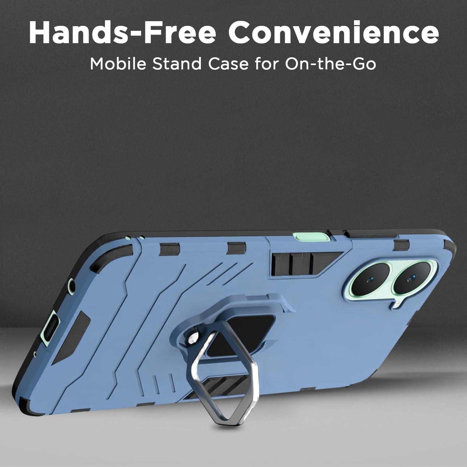 Pikkme blue mobile back cover for iQOO Z9 Lite 5G/Vivo T3 Lite 5G/Vivo Y18/Y18e/Y03 – photo 6