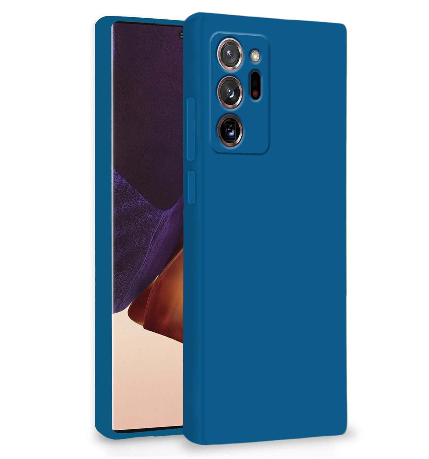  Samsung Galaxy Note 20 Ultra 5G Liquid Silicone Back Cover-Blue