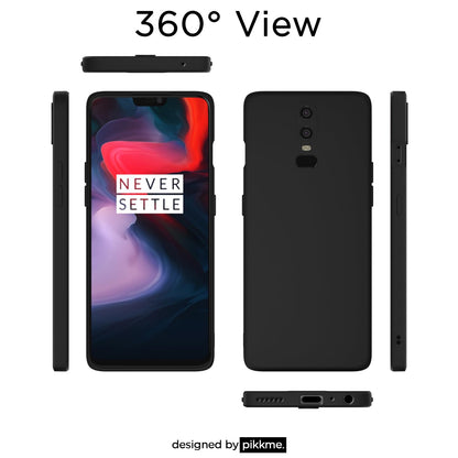 OnePlus 6 Matte phone cover in black by Pikkme – photo 3