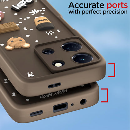 Pikkme brown Silicone mobile back cover for Infinix Note 30 5G – photo 4