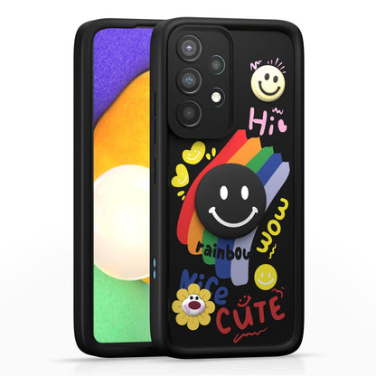 Pikkme black Soft Silicone mobile cover for Samsung A52/A52s 5G
