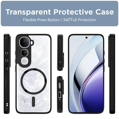 Black mag-safe mobile back cover for Vivo Y400 Pro 5G – Pikkme – photo 2