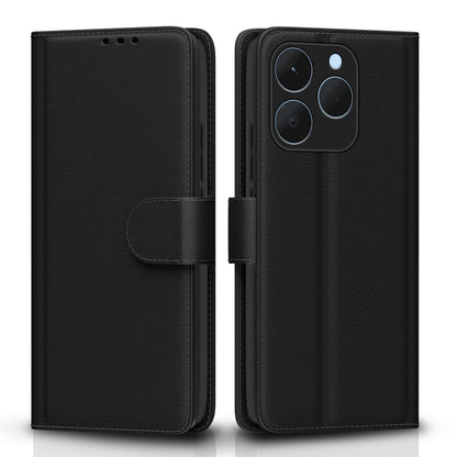 Black Wallet flip case for Realme 15T/Narzo 90 5G – Pikkme